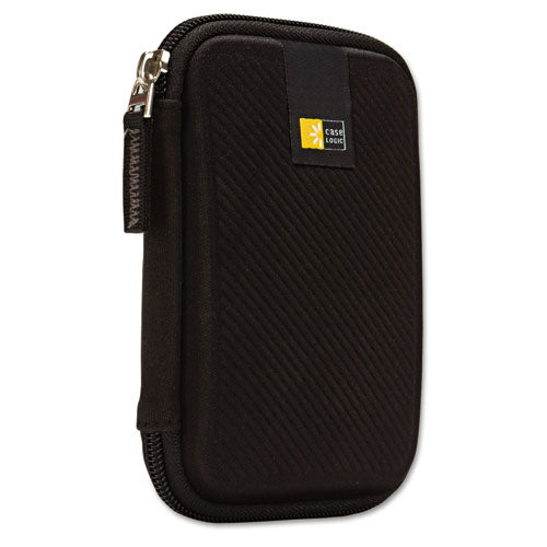 Case Logic Portable Hard Drive Case, Molded EVA, Black 3201314