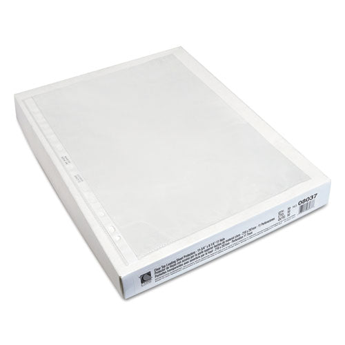 C-Line Standard Weight Poly Sheet Protectors, Clear, 2", 11 3-4 x 8 1-4, 50-BX 08037