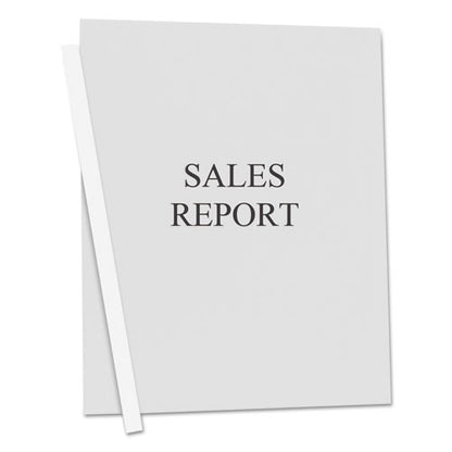 C-Line Vinyl Report Covers, 0.13" Capacity, 8.5 x 11, Clear-Clear, 50-Box 32557