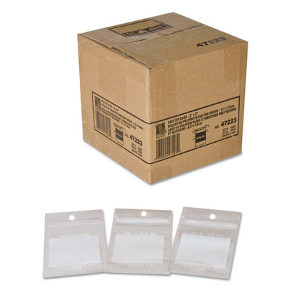 C-Line Write-On Poly Bags, 2 mil, 2" x 3", Clear, 1,000-Carton 47223