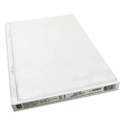 C-Line Heavyweight Poly Sheet Protectors, Clear, 2", 14 x 8 1-2, 50-Box 62047