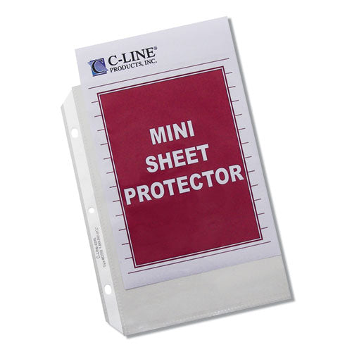C-Line Heavyweight Polypropylene Sheet Protectors, Clear, 2", 8 1-2 x 5 1-2, 50-Box 62058