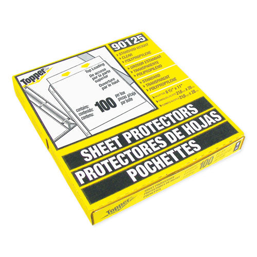 C-Line Top-Load Polypropylene Sheet Protectors, Standard, Letter, Clear, 2", 100-Box 90125