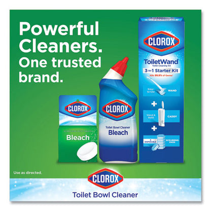 Clorox Automatic Toilet Bowl Cleaner, 3.5 oz Tablet, 2-Pack, 6 Packs-Carton 30024