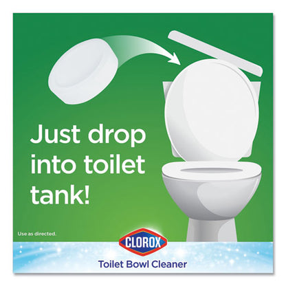 Clorox Automatic Toilet Bowl Cleaner, 3.5 oz Tablet, 2-Pack 30024