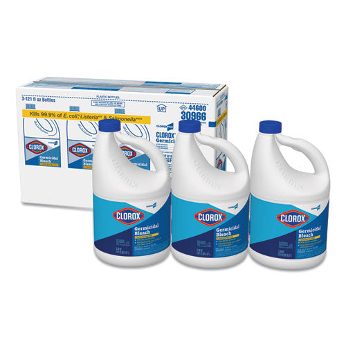Clorox Concentrated Germicidal Bleach 121oz Bottle (3 Pack) 30966