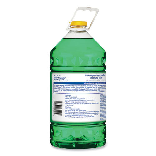 Clorox Fraganzia Multi-Purpose Cleaner, Forest Dew Scent, 175 oz Bottle, 3-Carton 31525
