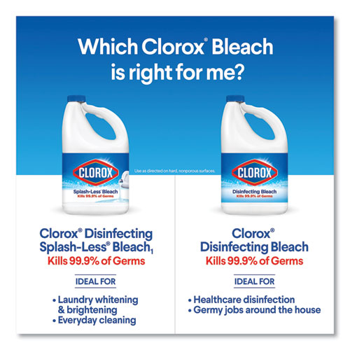 Clorox Regular Bleach with CloroMax Technology, 24 oz Bottle, 12-Carton CLO32251