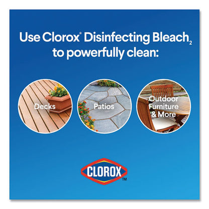 Clorox Regular Bleach With Cloromax Technology 81 oz Bottle (6 Pack) CLO32263