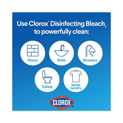 Clorox Regular Bleach With Cloromax Technology 81 oz Bottle (6 Pack) CLO32263