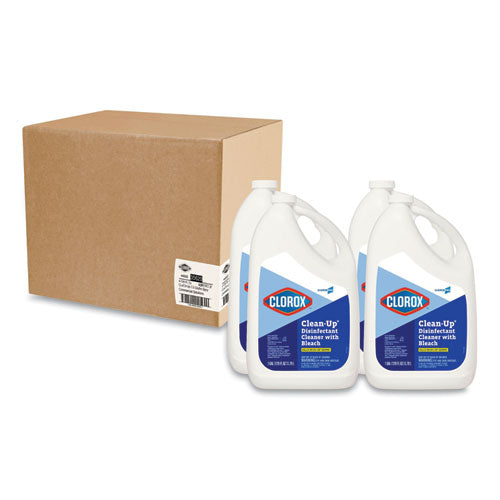 Clorox Clean-Up Disinfectant Cleaner with Bleach, Fresh, 128 oz Refill Bottle, 4-Carton 35420