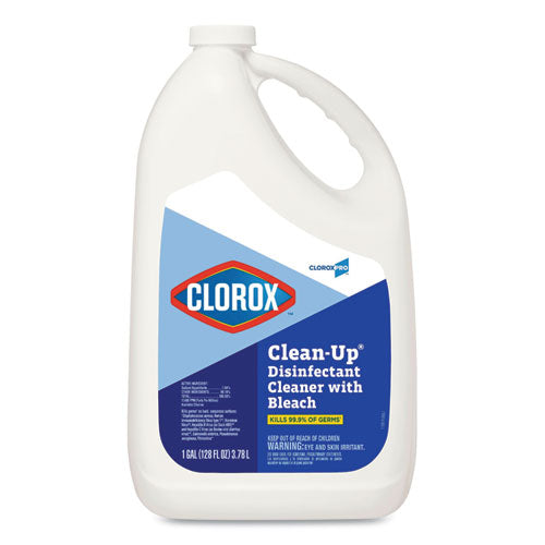 Clorox Clean-Up Disinfectant Cleaner with Bleach, Fresh, 128 oz Refill Bottle, 4-Carton 35420