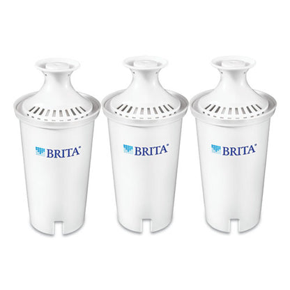 Brita Water Filter Pitcher Advanced Replacement Filters, 3-Pack, 8 Packs-Carton 35503CT