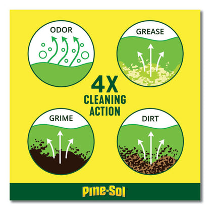 Pine-Sol Multi-Surface Cleaner, Lemon Fresh, 28 oz Bottle, 12-Carton 40187
