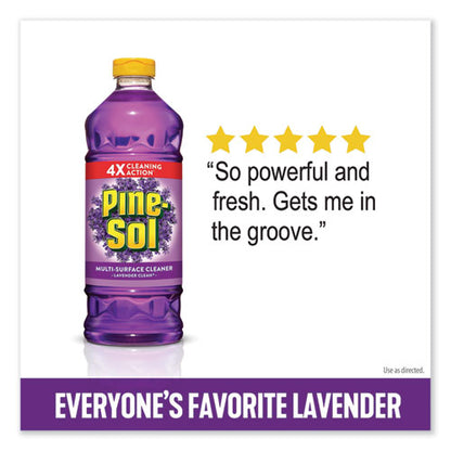 Pine-Sol Multi-Surface Cleaner, Lavender, 48oz Bottle, 8-Carton 40272
