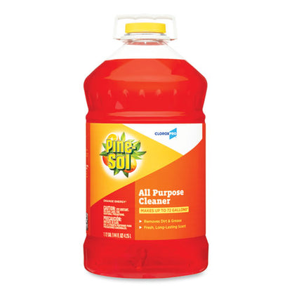 Pine-Sol All-Purpose Cleaner, Orange Energy, 144 oz Bottle, 3-Carton 41772