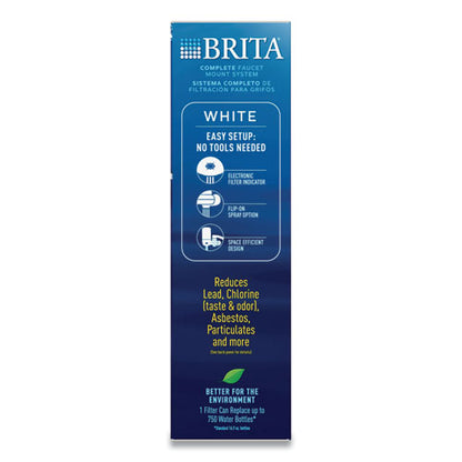 Brita On Tap Faucet Water Filter System, White 42201