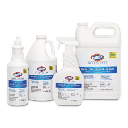 Clorox Healthcare Bleach Germicidal Cleaner, 32 oz Pull-Top Bottle, 6-Carton 68832