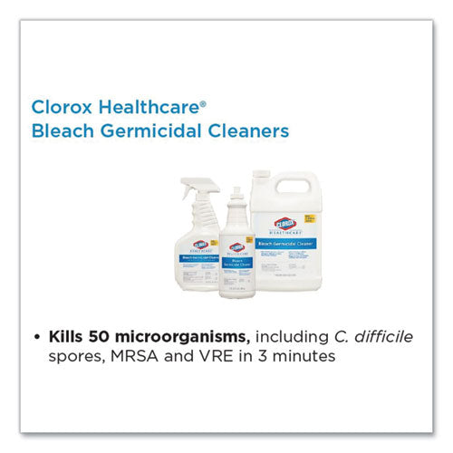 Clorox Healthcare Bleach Germicidal Cleaner, 32 oz Spray Bottle 68970