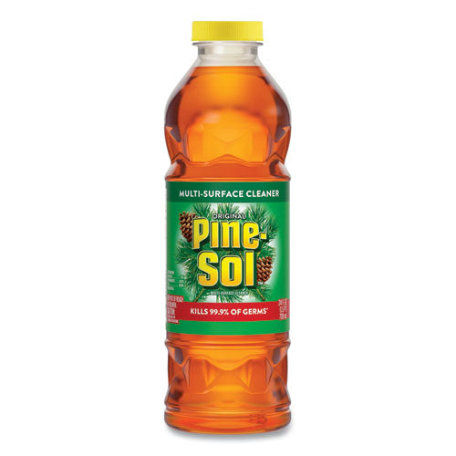 Pine-Sol Multi-Surface Cleaner, Pine Disinfectant, 24oz Bottle, 12 Bottles-Carton 97326