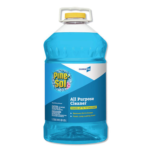 Pine-Sol All Purpose Cleaner, Sparkling Wave, 144 oz Bottle, 3-Carton 97434