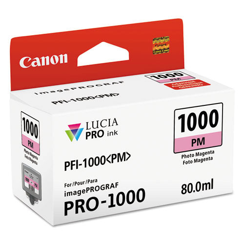 Canon 0551C002 (PFI-1000) Lucia Pro Ink, Photo Magenta 0551C002