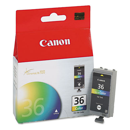 Canon 1511B002 (CLI-36) Ink, 100 Page-Yield, Tri-Color 1511B002