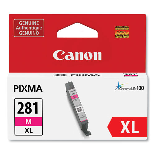 Canon 2035C001 (CLI-281) ChromaLife100 Ink, Magenta 2035C001