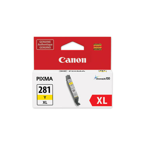 Canon 2036C001 (CLI-281) ChromaLife100 Ink, Yellow 2036C001