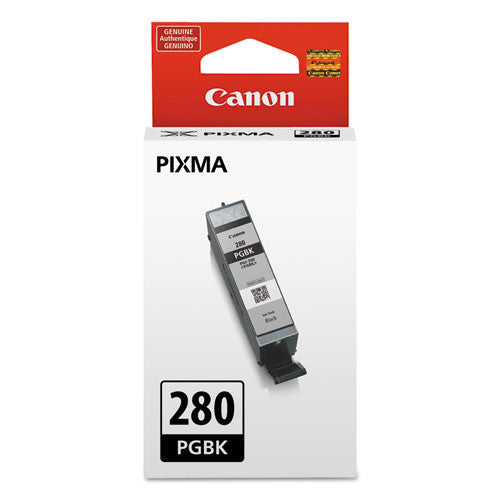 Canon 2075C001 (PGI-280) Ink, 250 Page-Yield, Black 2075C001