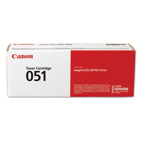 Canon 2168C001 (051) Toner, 1,700 Page-Yield, Black 2168C001