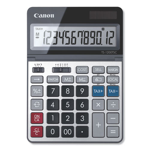 Canon TS-1200TSC Desktop Calculator, 12-Digit LCD 2468C001
