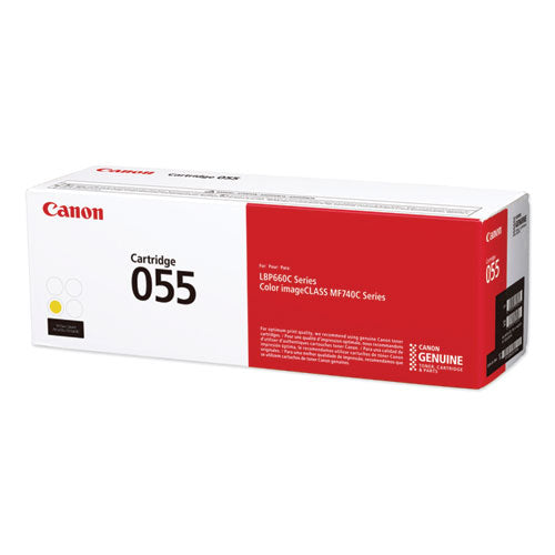 Canon 3013C001 (055) Toner, 2,100 Page-Yield, Yellow 3013C001