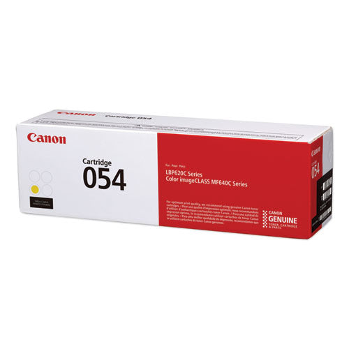 Canon 3021C001 (054) Toner, 1,200 Page-Yield, Yellow 3021C001