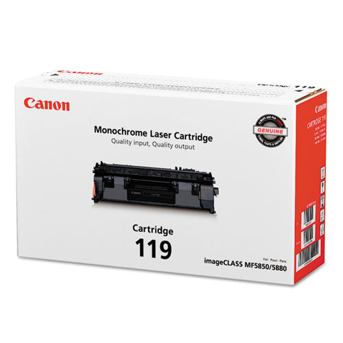 Canon 3479B001 (CRG-119) Toner, 2,100 Page-Yield, Black 3479B001