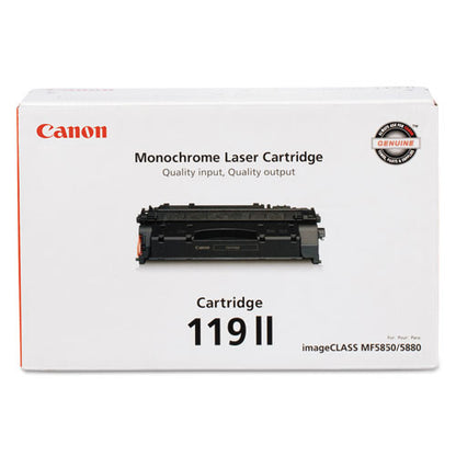 Canon 3480B001 (CRG-119 II) High-Yield Toner, 6,400 Page-Yield, Black 3480B001
