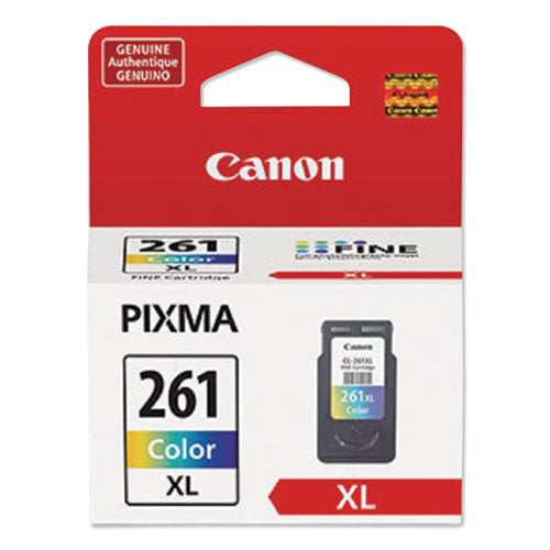 Canon 3724C001 (CL-261XL) High-Yield Ink, Color 3724C001