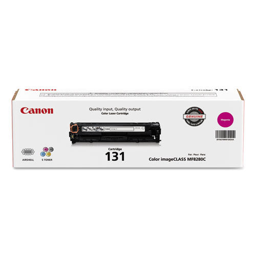 Canon 6270B001 (CRG-131) Toner, 1,500 Page-Yield, Magenta 6270B001