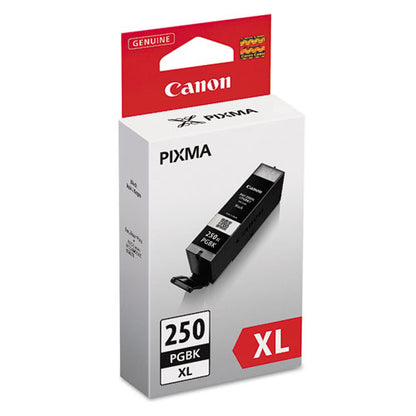 Canon 6432B001 (PGI-250XL) ChromaLife100+ High-Yield Ink, 500 Page-Yield, Black 6432B001