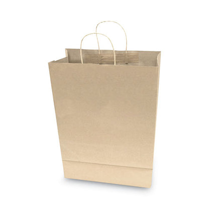 Cosco Premium Shopping Bag, 12" x 6.5" x 17", Brown Kraft, 50-Box 091566