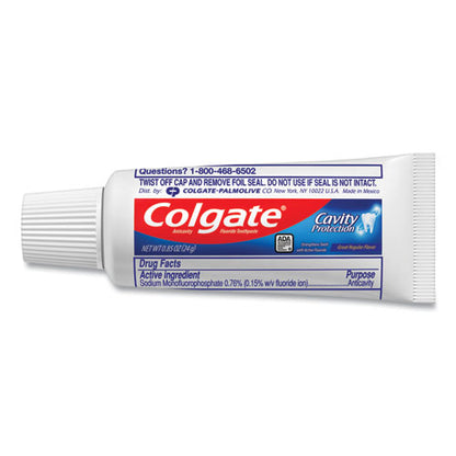 Colgate Toothpaste, Personal Size, 0.85 oz Tube, Unboxed, 240-Carton 9782