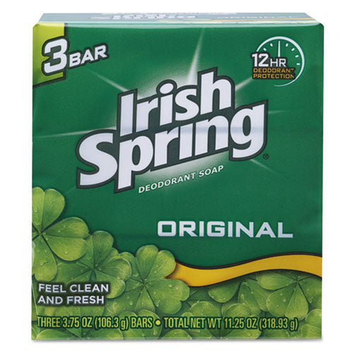 Irish Spring Clean Fresh Scent 3.75 oz 3 Soap Bars (18 Pack) 14177