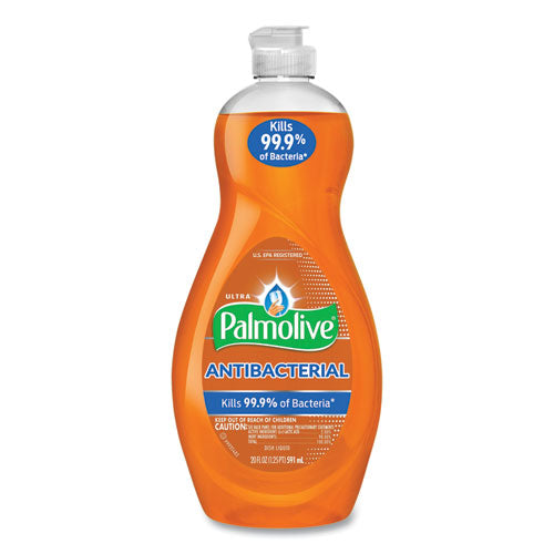 Palmolive Ultra Antibacterial Dishwashing Liquid, 20 oz Bottle, 9-Carton US04232A