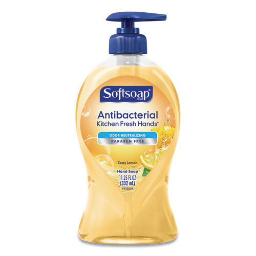 Softsoap Antibacterial Hand Soap, Citrus, 11.25 oz Pump Bottle, 6-Carton US04206A