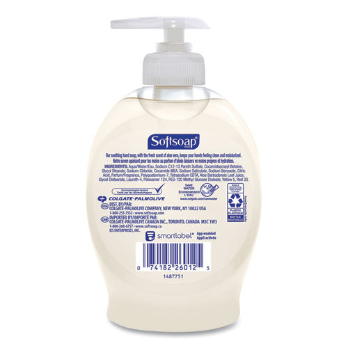 Softsoap Liquid Hand Soap Pump with Aloe, Clean Fresh 7.5 oz Bottle 26012