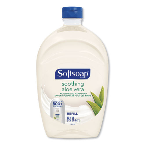 Softsoap Moisturizing Hand Soap Refill Aloe Vera Fresh Scent 50 oz Bottle (6 Pack) 45992