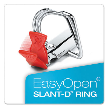 Cardinal Premier Easy Open ClearVue Locking Slant-D Ring Binder, 3 Rings, 5" Capacity, 11 x 8.5, Black 10351