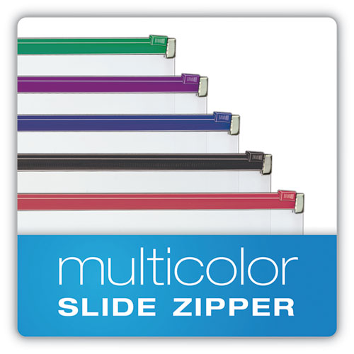 Cardinal Expanding Zipper Binder Pocket, 11 x 8.5, Assorted Colors, 5-Pack 14650