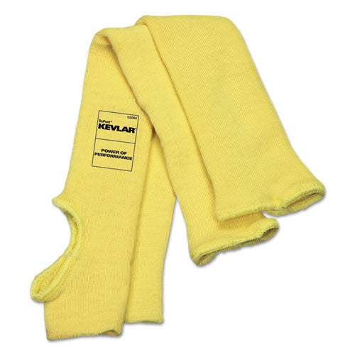 MCR Safety Economy Series DuPont Kevlar Fiber Sleeves, One Size Fits All, Yellow, 1 Pair 9378TE