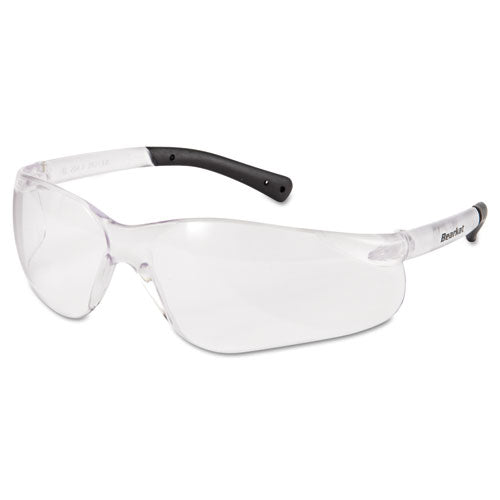 MCR Safety BearKat Safety Glasses, Frost Frame, Clear Lens, 12-Box BK110AF